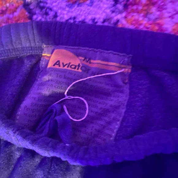 Avaitor nation blue stripe new sweats! Only worn twice. - Picture 3 of 3